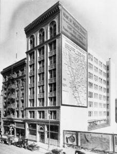 445 and 447 Sutter Street -- two historic buildings that now form the Philippine Center in the heart of downtown San Francisco.